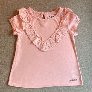 Hudson Girls Lace Detail Tee